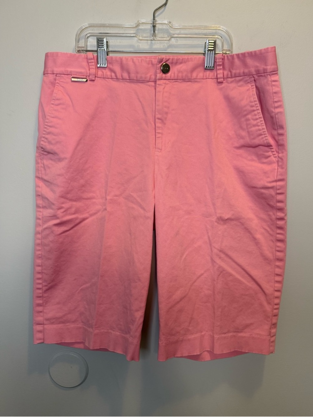 Lauren Ralph Lauren Pink Flat-Front Women's Shorts Size 10 Preppy Golf